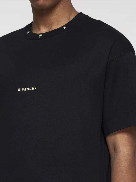24FW 지방시 반팔 티셔츠 BM71JA3YN2 001 Black - GIVENCHY
