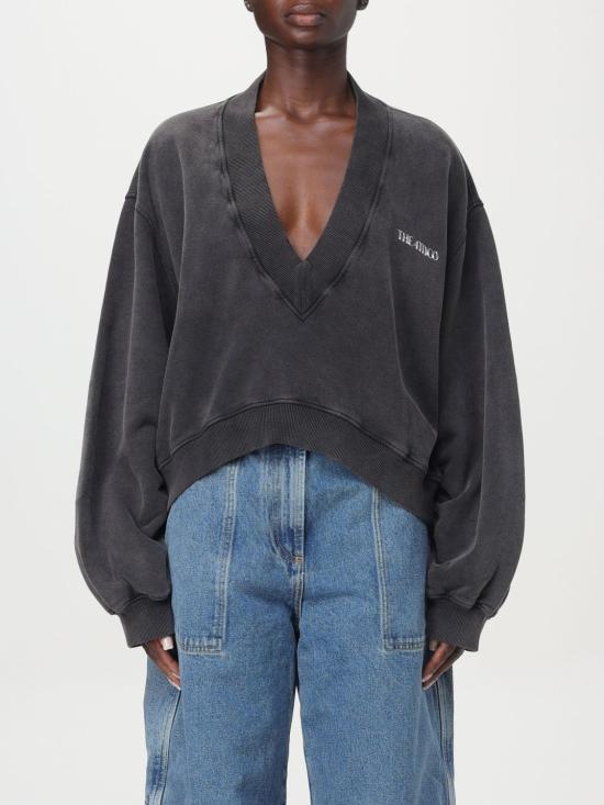 24FW 디 아티코 긴팔 티셔츠 247WCF10JF03 615 Charcoal