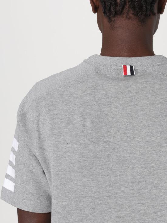  톰브라운 반팔 티셔츠 MJS246A07323 055 Grey - THOM BROWNE