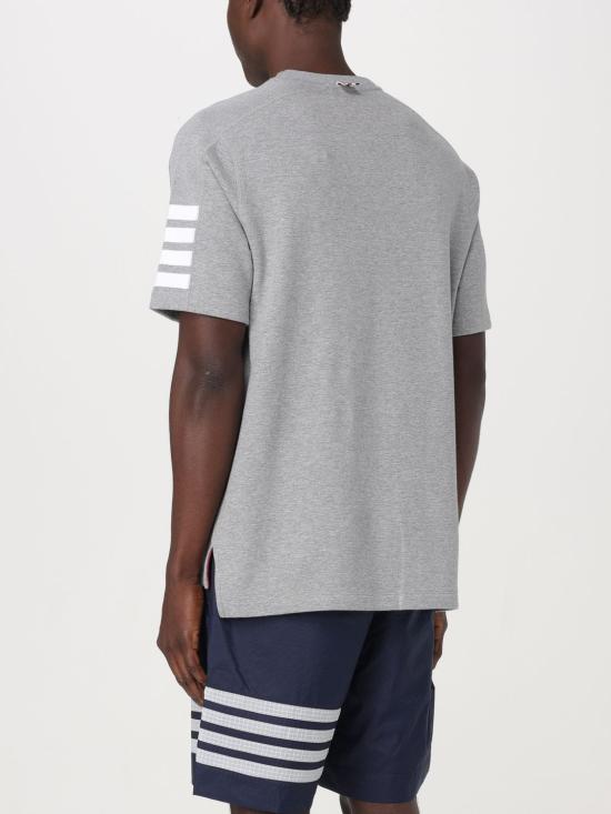  톰브라운 반팔 티셔츠 MJS246A07323 055 Grey - THOM BROWNE