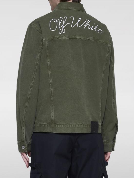 24FW 오프화이트 자켓 OMEV002F24FAB0015801 Green - OFF WHITE