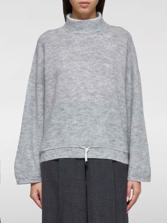 24FW 브루넬로 쿠치넬리 터틀넥 M2I195604 CYB90 Grey