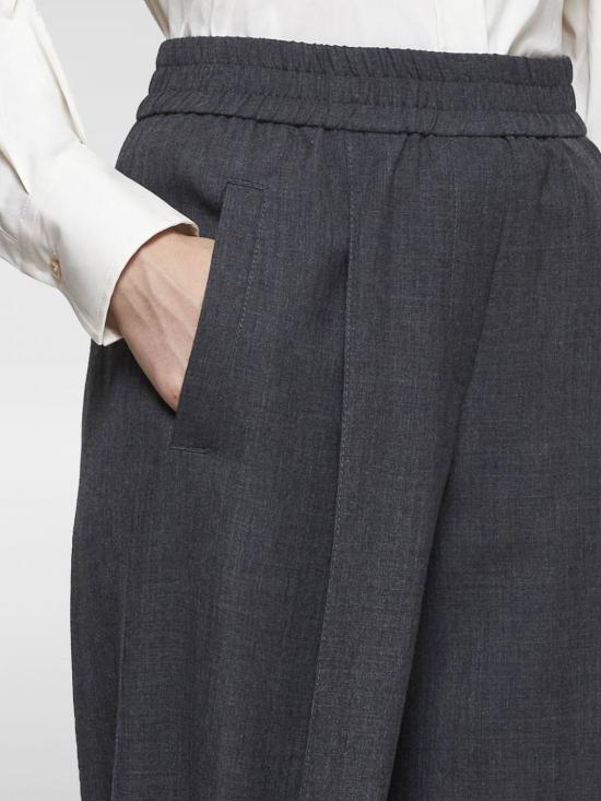 24FW 브루넬로 쿠치넬리 스트레이트 팬츠 MD920P8721 C001 Grey - BRUNELLO CUCINELLI