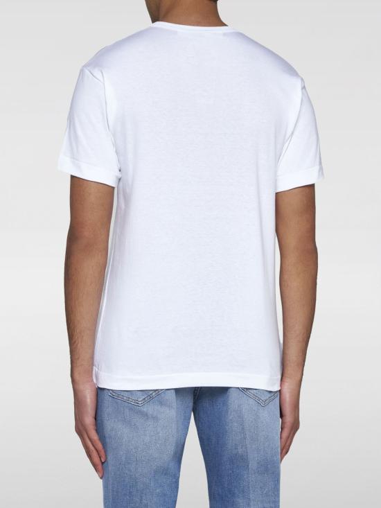  꼼데가르송 반팔 티셔츠 AXT337 3 White - COMME DES GARCONS