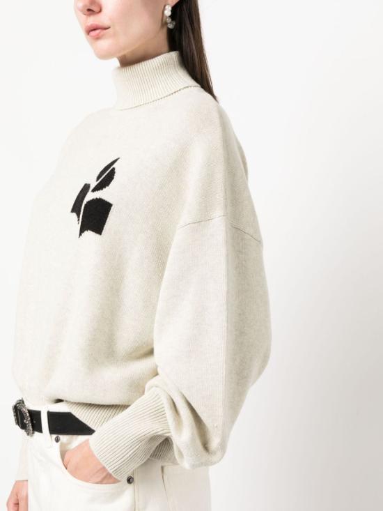 24FW 이자벨마랑에뚜왈 터틀넥 PU0222FA A1X05E 02LY LIGHT GREY - ISABEL MARANT ETOILE
