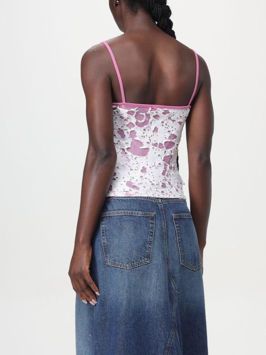 24FW 디젤 민소매 티셔츠 A140730JHAN 377A Pink - DIESEL