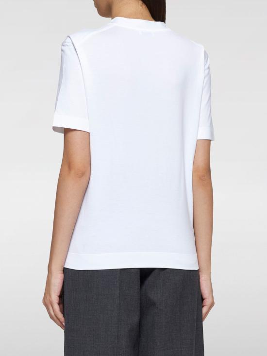 24FW 브루넬로 쿠치넬리 반팔 티셔츠 M0T81HR200 C6159 White - BRUNELLO CUCINELLI