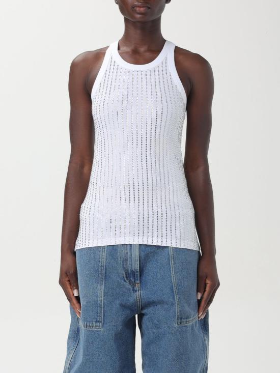 24FW 디 아티코 민소매 티셔츠 247WCT276J050R 480 White