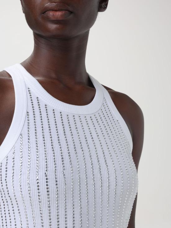 24FW 디 아티코 민소매 티셔츠 247WCT276J050R 480 White - THE ATTICO