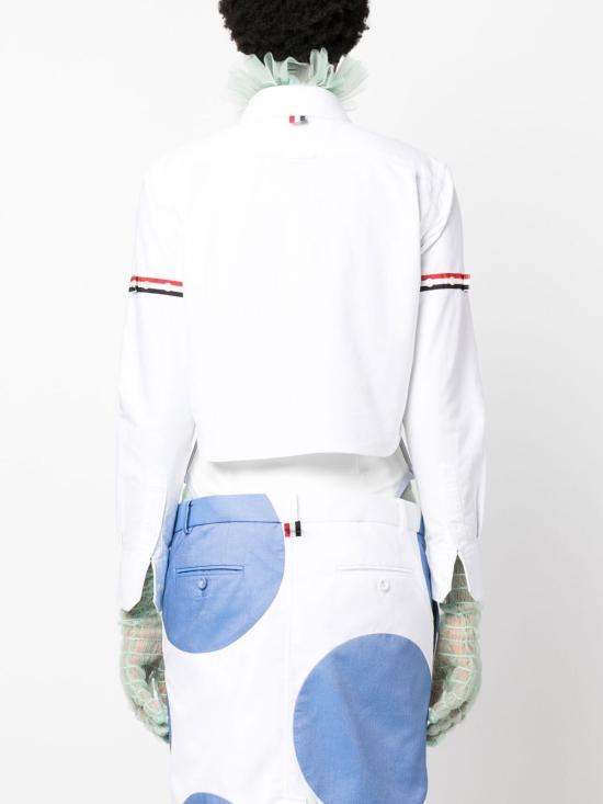 24FW 톰브라운 셔츠 FLL164O02188 100 WHITE - THOM BROWNE