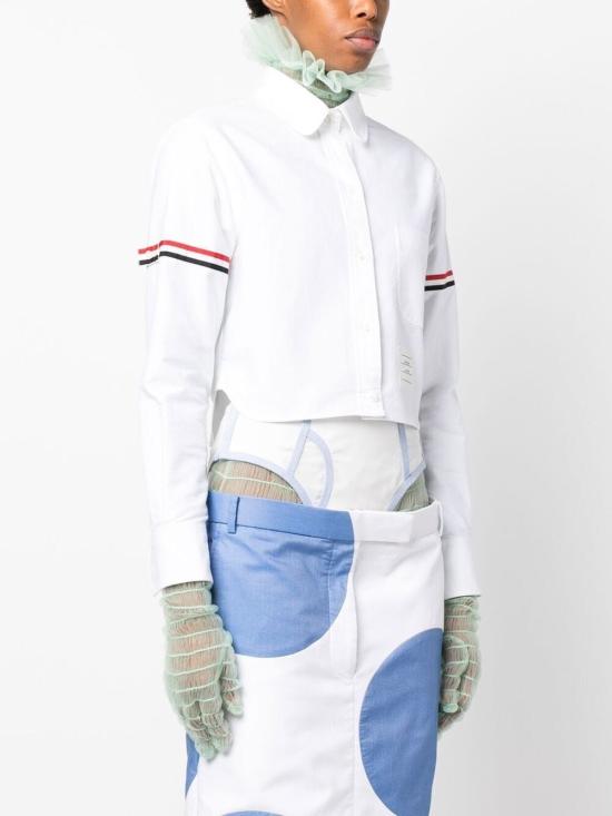 24FW 톰브라운 셔츠 FLL164O02188 100 WHITE - THOM BROWNE