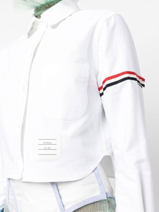 24FW 톰브라운 셔츠 FLL164O02188 100 WHITE - THOM BROWNE