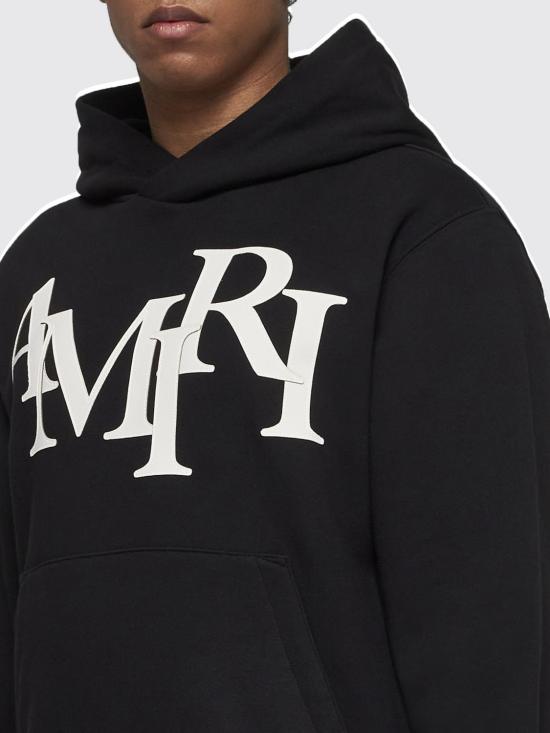 24FW 아미리 후드 티셔츠 AMJYHD1052 BLACK Black - AMIRI