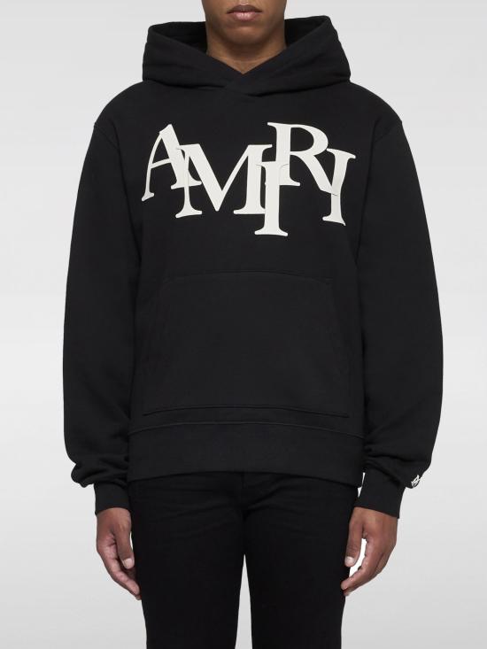 24FW 아미리 후드 티셔츠 AMJYHD1052 BLACK Black