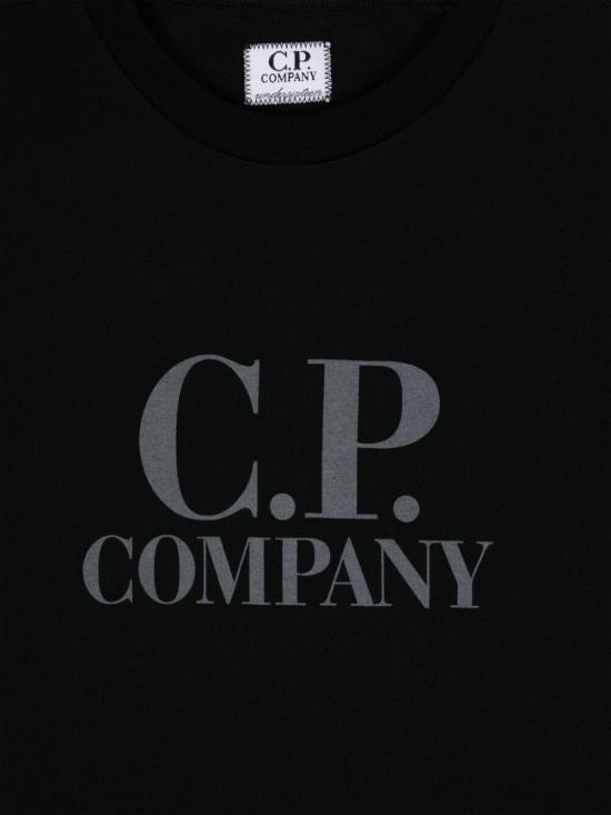 24FW [키즈] 씨피 컴퍼니 티셔츠 CMM006LAA17 60100 BLACK - C.P. COMPANY