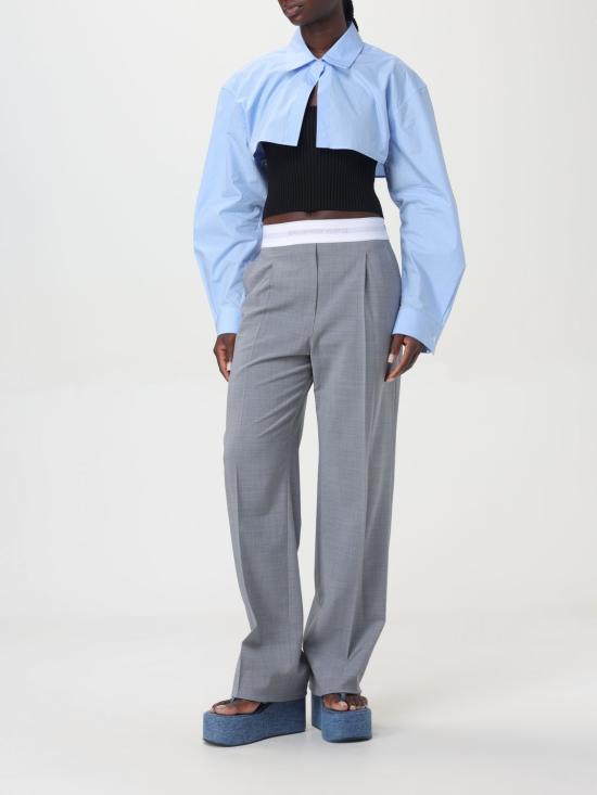 24FW 알렉산더 왕 블라우스 1KC3241063 986 Gnawed Blue - ALEXANDER WANG