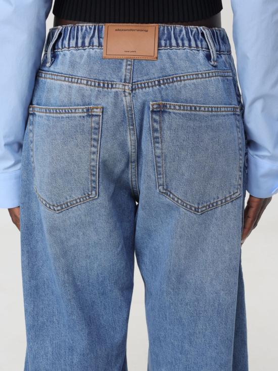 24FW 알렉산더 왕 데님 팬츠 4DC3244397 486 Blue - ALEXANDER WANG