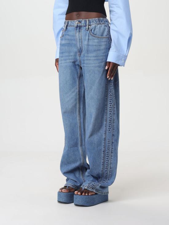 24FW 알렉산더 왕 데님 팬츠 4DC3244397 486 Blue - ALEXANDER WANG
