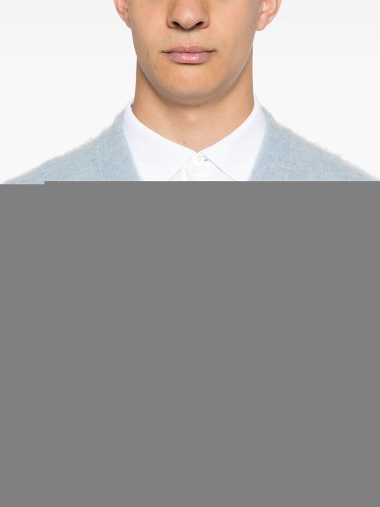 24FW 오트리 가디건 CRPM77 WB WOOL BLUE - AUTRY