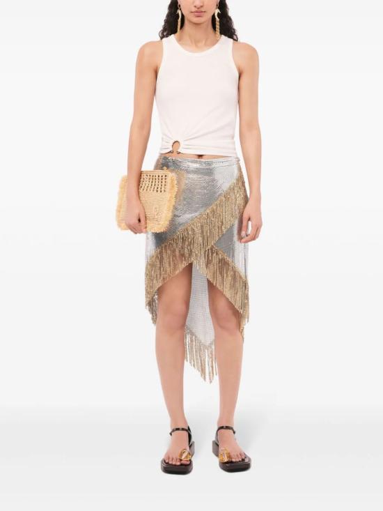 24FW 파코라반 클러치/파우치 24FSS0477NAT027 P253 SHINY BEIGE - PACO RABANNE