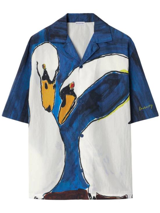  버버리 반팔 셔츠 8083541X KNIGHT IP PATTERN