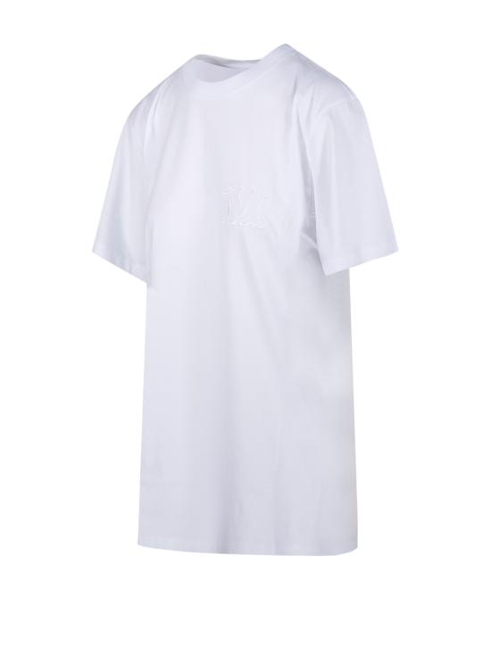 24FW 막스마라 반팔 티셔츠 2421946021600 001 BIANCO OTTICO - MAX MARA