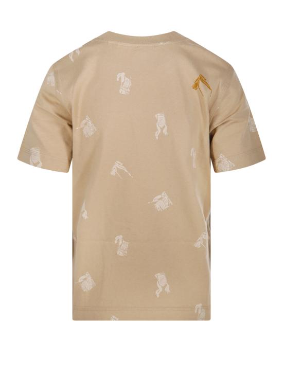 24FW 버버리 반팔 티셔츠 8092932 B8626 FLAX - BURBERRY