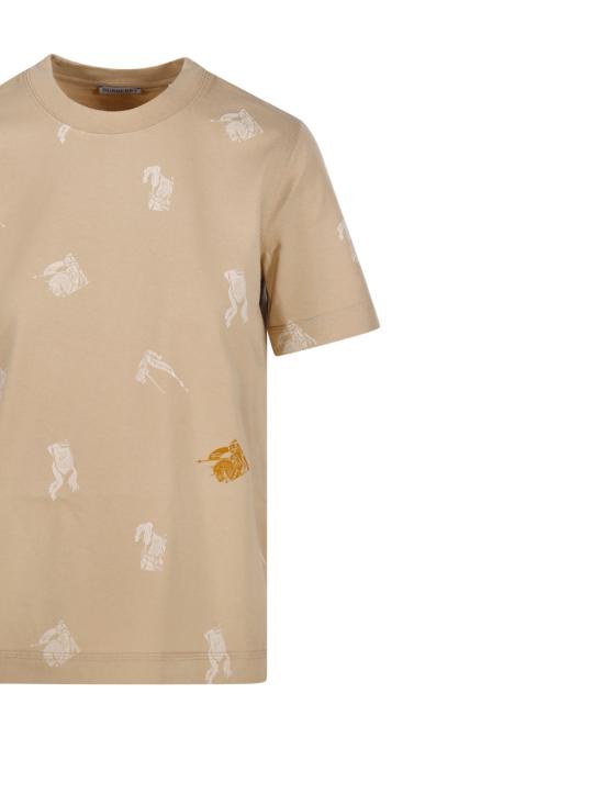 24FW 버버리 반팔 티셔츠 8092932 B8626 FLAX - BURBERRY