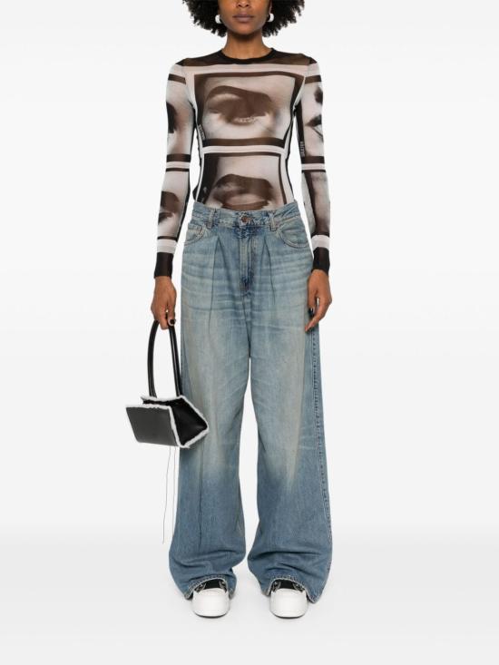 24FW 하이쿠레 데님 스트레이트 팬츠 HEW03340 DF144L0853 - HAIKURE