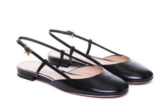 24FW 지안비토로시 플랫 슈즈 G95475 05RIC TOKNERO Black - GIANVITO ROSSI