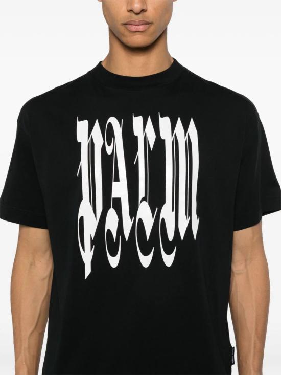 24FW 팜앤젤스 반팔 티셔츠 PMAA001F24JER002 1003 - PALM ANGELS