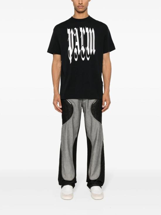 24FW 팜앤젤스 반팔 티셔츠 PMAA001F24JER002 1003 - PALM ANGELS