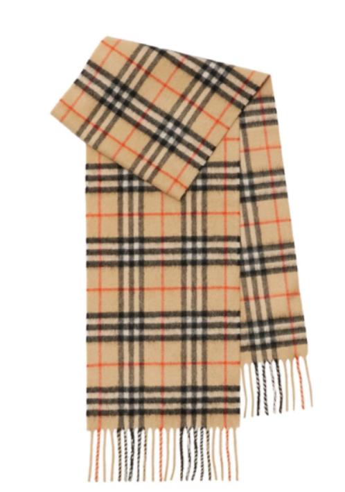 24FW [주니어] 버버리 스카프 8089369 B9368 Sand ip check - BURBERRY
