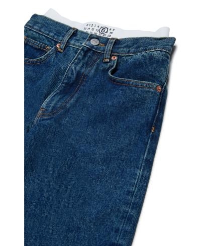 24FW [키즈] MM6 메종마르지엘라 진 M60632 MM03V M601 - MM6 MAISON MARGIELA