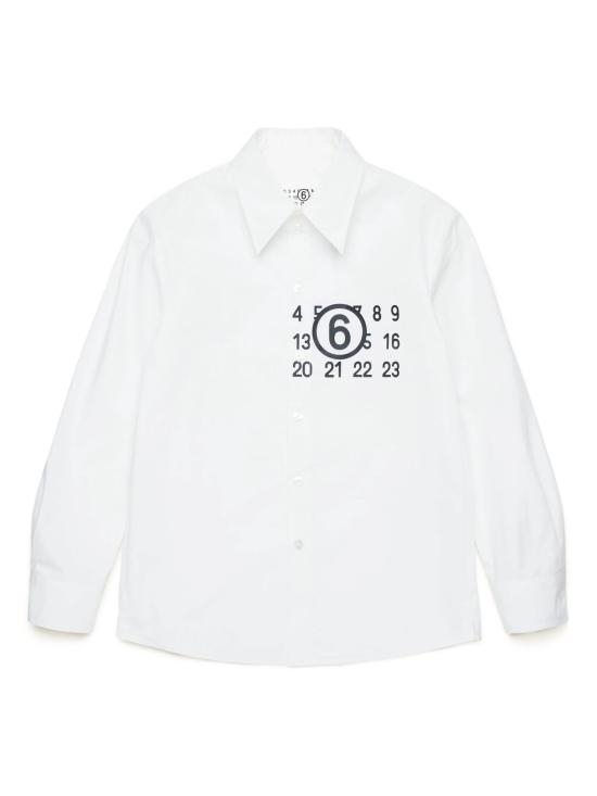 24FW [주니어] MM6 메종마르지엘라 셔츠 M60659 MM014 M6102 White