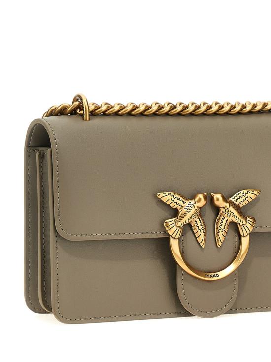 24FW 핑코 숄더백 100074A0F1I68Q BROWN - PINKO