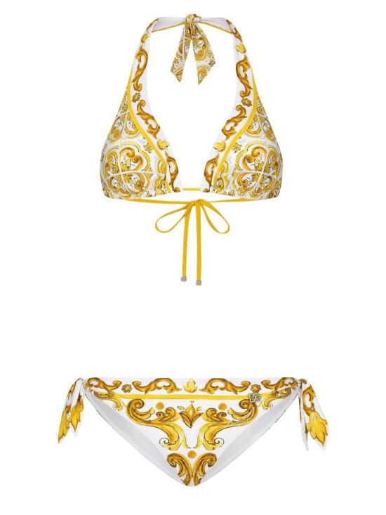 24FW 돌체앤가바나 비키니 수영복 O8A54J ONO19HG3TN YELLOW