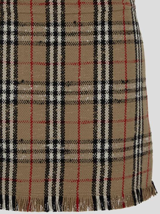  버버리 숏 스커트 8063228A7028 Beige - BURBERRY