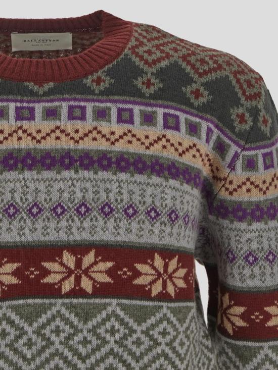 발렌타인 스웨터 B2P0007W10492203 BORDEAUXCAMELGREEN - BALLANTYNE