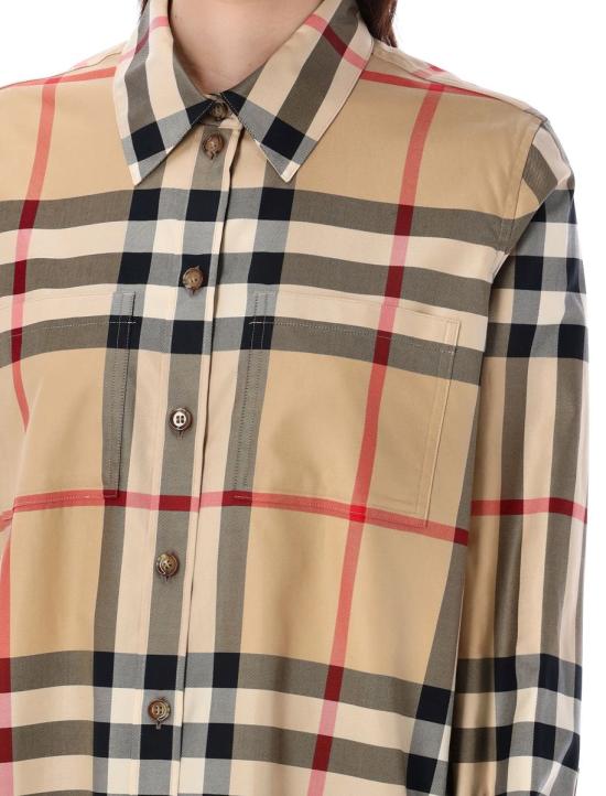  버버리 셔츠 24P8071338C A7028 ARCHIVE BEIGE IP CHK - BURBERRY