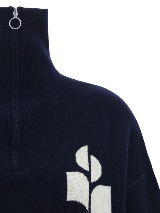  이자벨마랑에뚜왈 터틀넥 PU0008FAA1X04E 30MI Navy - ISABEL MARANT ETOILE
