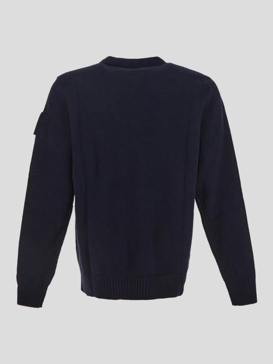  씨피 컴퍼니 스웨터 15CLKN018A005528A888 Black - C.P. COMPANY