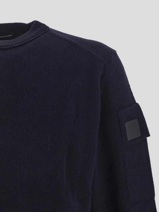  씨피 컴퍼니 스웨터 15CLKN018A005528A888 Black - C.P. COMPANY