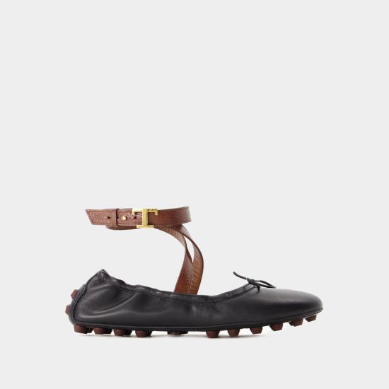  토즈 플랫 슈즈 TODS21301 Black