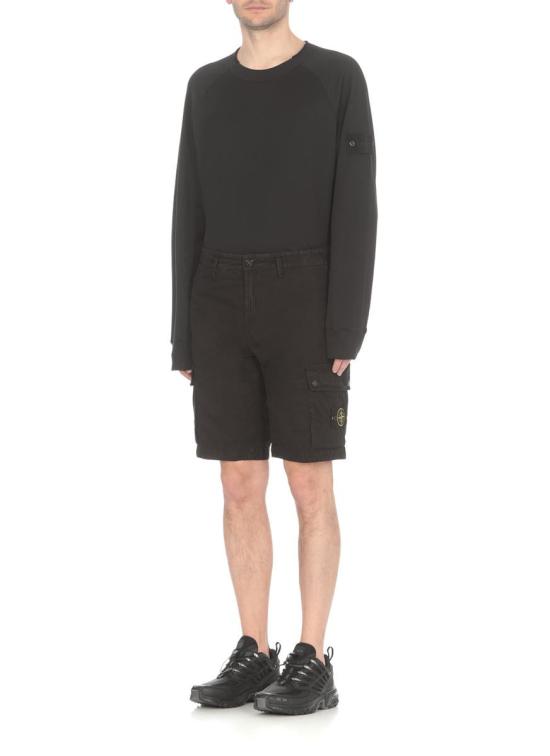  스톤 아일랜드 숏팬츠 MO8015L11WAA0129 Black - STONE ISLAND
