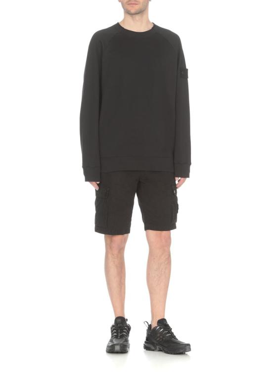  스톤 아일랜드 숏팬츠 MO8015L11WAA0129 Black - STONE ISLAND