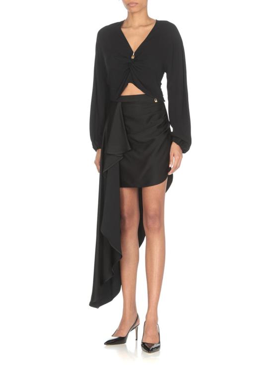  엘리자베타프랜치 미디 스커트 GO00942E2110 Black - ELISABETTA FRANCHI