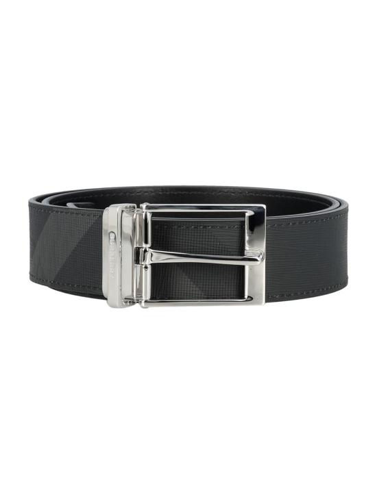  버버리 가죽 벨트 24P8064959L A1208 CHARCOAL SILVER - BURBERRY