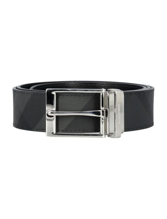  버버리 가죽 벨트 24P8064959L A1208 CHARCOAL SILVER