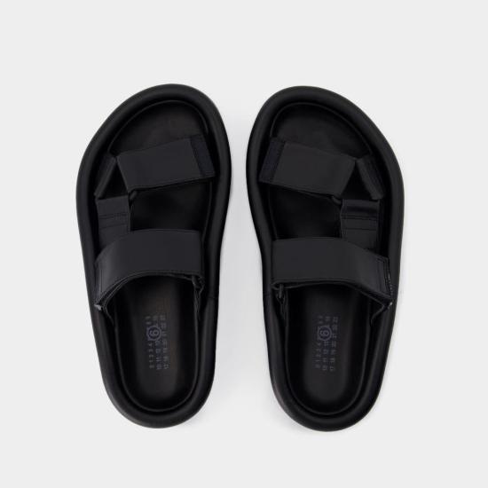  MM6 메종마르지엘라 샌들 MMMS21025 Black - MM6 MAISON MARGIELA